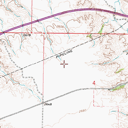 Topographic Map of Clermont (historical), MT