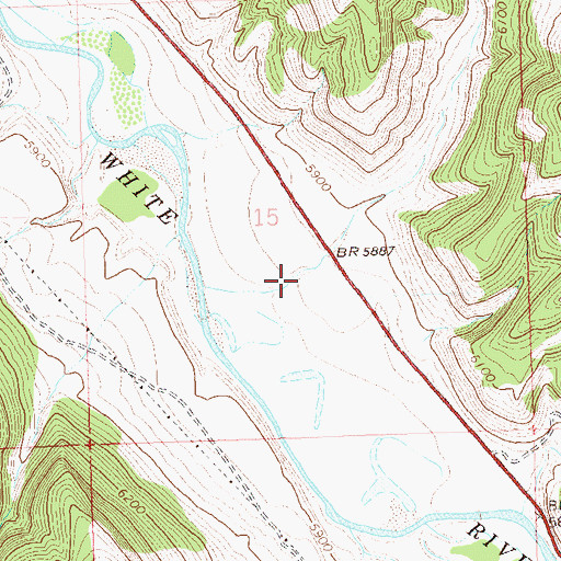 Topographic Map of Kissinger Gulch, CO