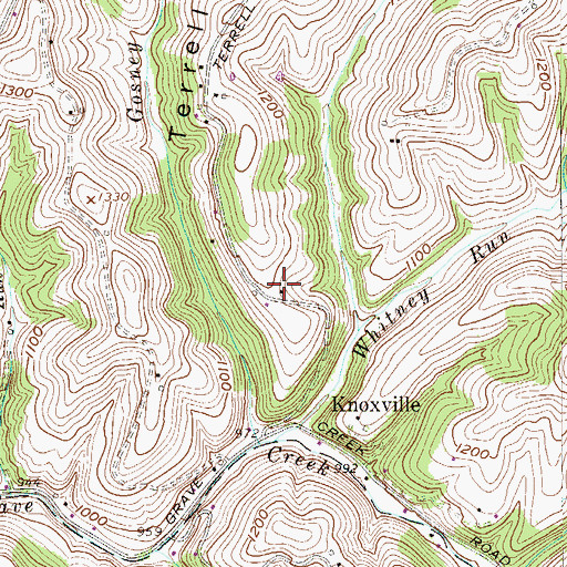 Topographic Map of Laurel Point School (historical), WV