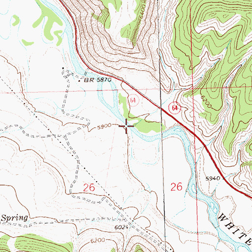 Topographic Map of Beefsteak Gulch, CO