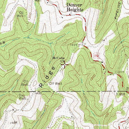 Topographic Map of Rice School (historical), WV