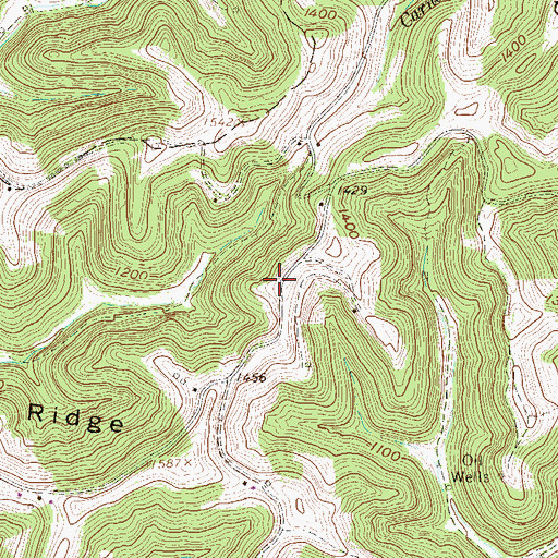 Topographic Map of Fairview School (historical), WV