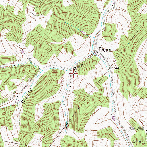 Topographic Map of Hays School (historical), WV