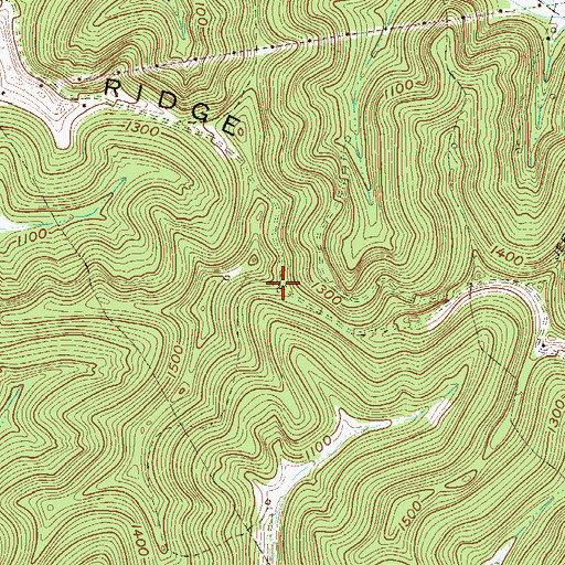 Topographic Map of Kendall School (historical), WV