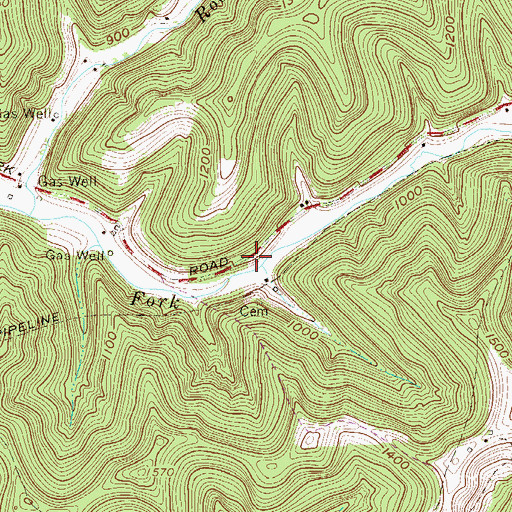 Topographic Map of Pleasant Valley Church (historical), WV