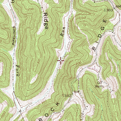 Topographic Map of Scheidler Run School (historical), WV