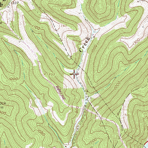 Topographic Map of Shenango School (historical), WV