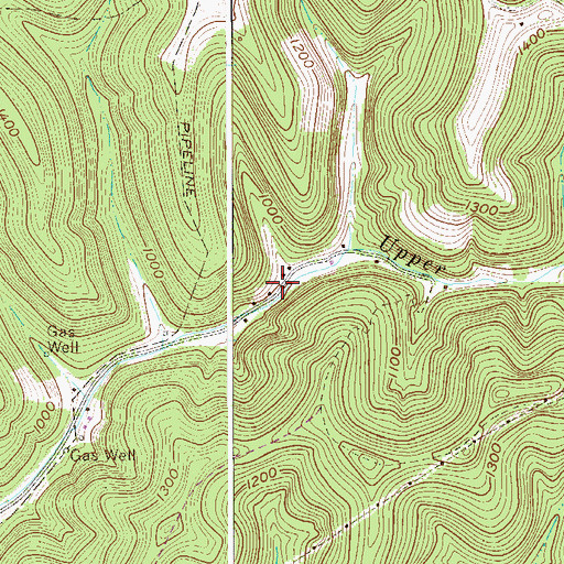 Topographic Map of Willow Grove School (historical), WV