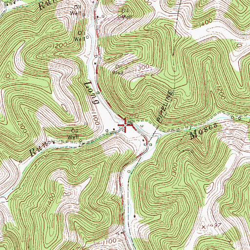 Topographic Map of Carney School (historical), WV