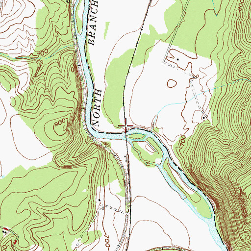 Topographic Map of Riverside (historical), WV