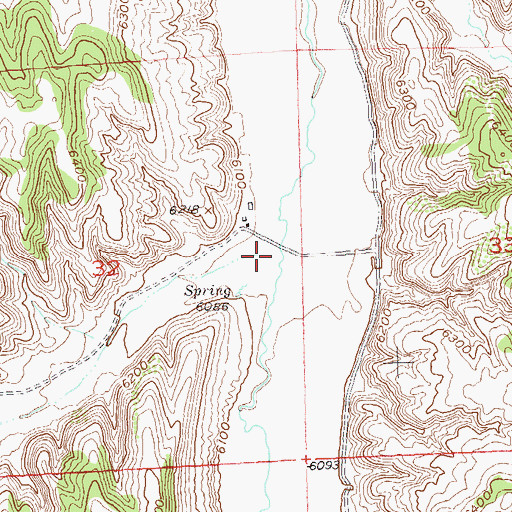Topographic Map of Ryan Gulch, CO