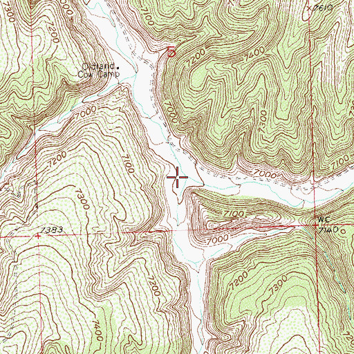 Topographic Map of Timber Gulch, CO