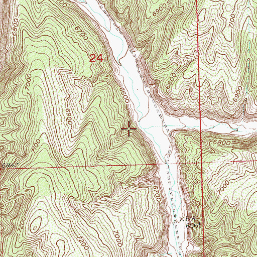 Topographic Map of Little Hils Game Experiment Station, CO