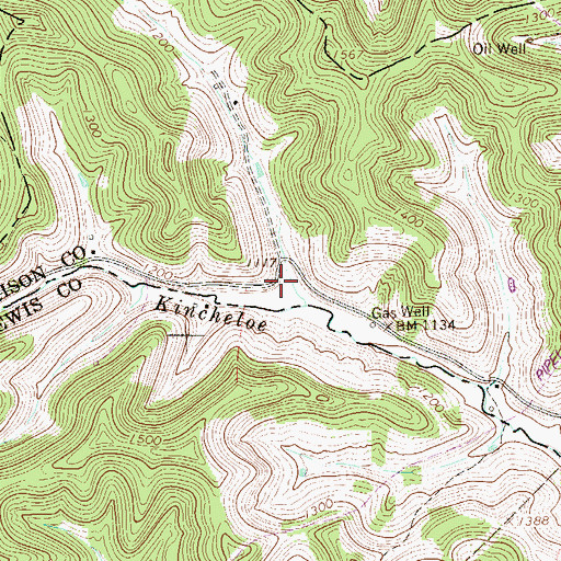 Topographic Map of McPherson School (historical), WV