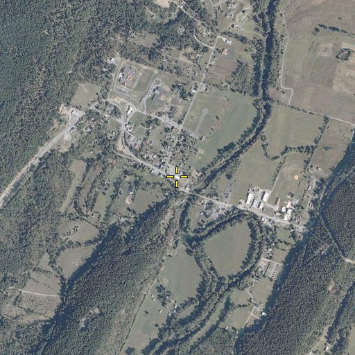 Aerial/Satellite Image of Capon Bridge Post Office, WV