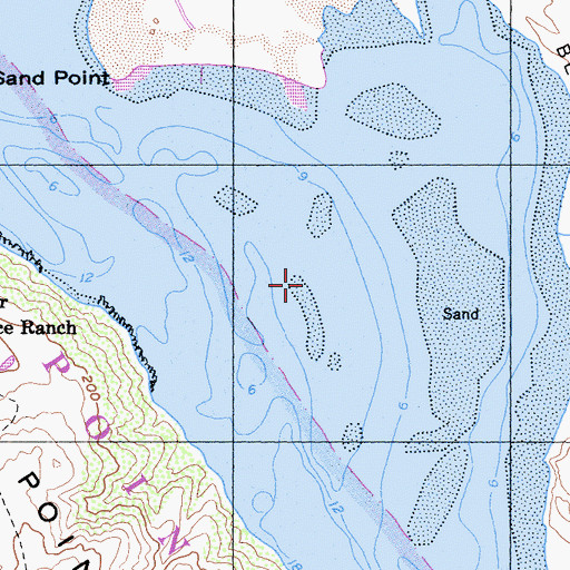 Topographic Map of Seal Island Bar, CA