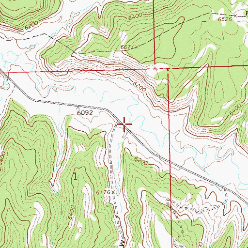 Topographic Map of New Mexico Draw, CO