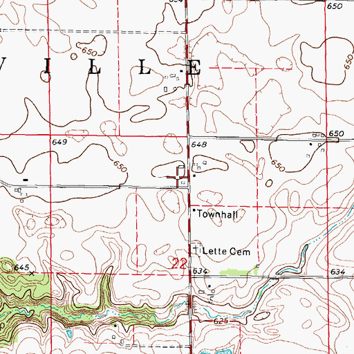 Topographic Map of Breuer School (historical), IL