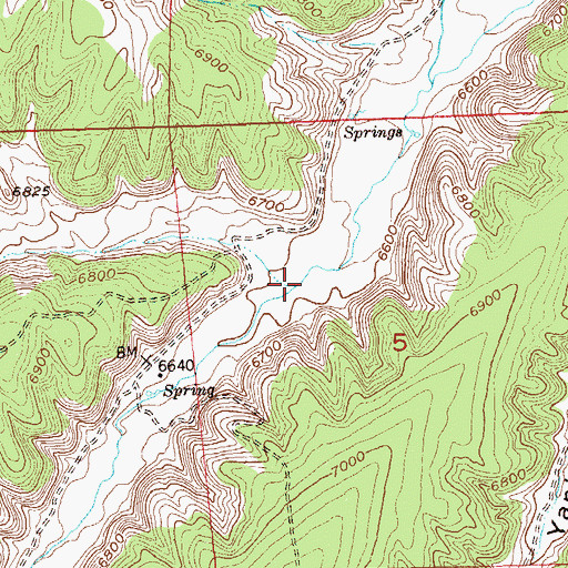 Topographic Map of Swizer Gulch, CO