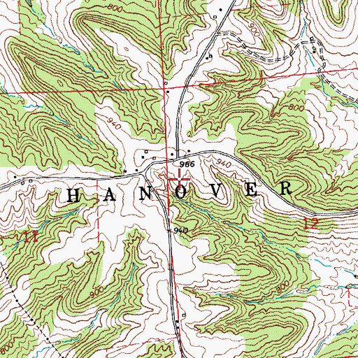 Topographic Map of Pleasant Hill School (historical), IL