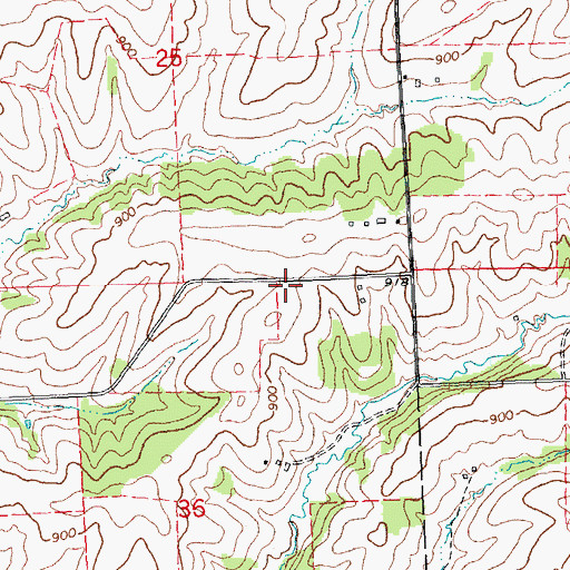 Topographic Map of Union School (historical), IL