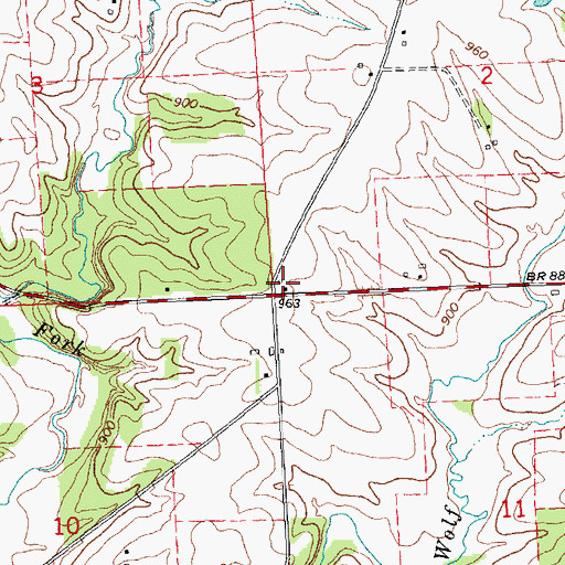 Topographic Map of Equal Rights School (historical), IL