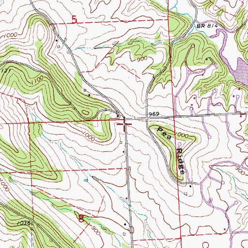 Topographic Map of Erie School (historical), IL