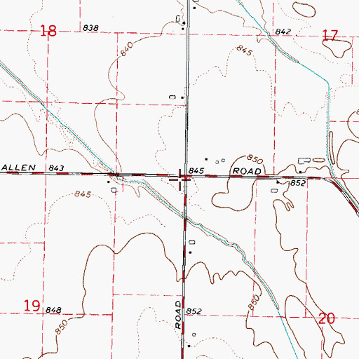 Topographic Map of Walker School (historical), IL