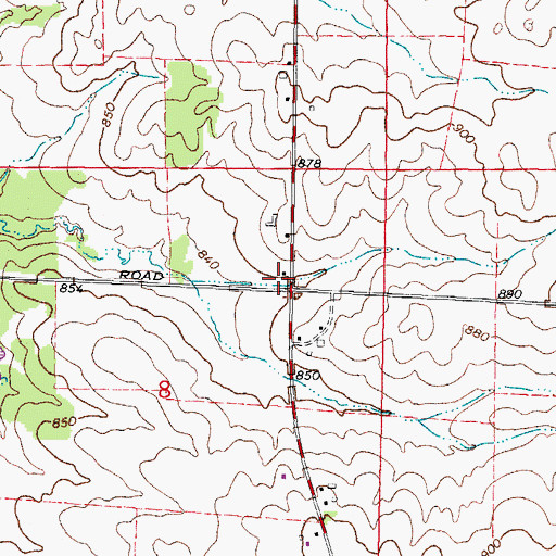 Topographic Map of Parke School (historical), IL