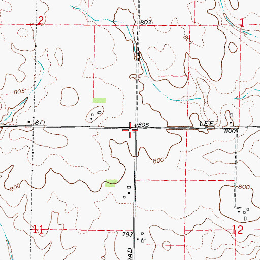 Topographic Map of Swift School (historical), IL