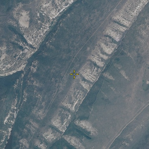Aerial/Satellite Image of Black Cabin Point, CO