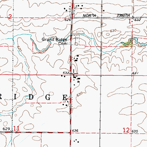Topographic Map of Hayes School (historical), IL