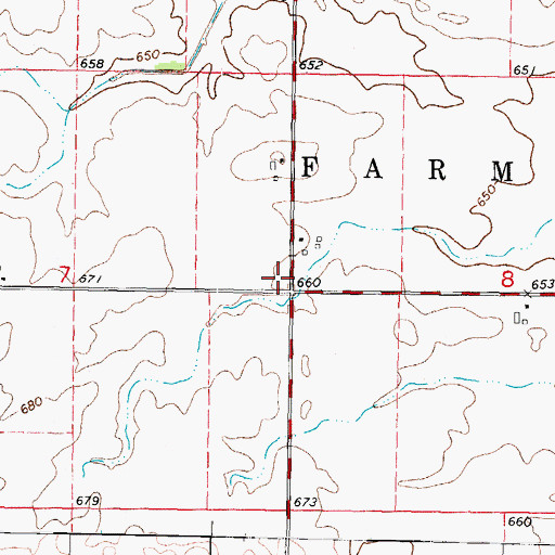 Topographic Map of Diehl School (historical), IL