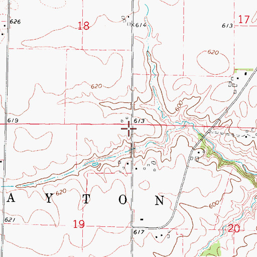 Topographic Map of Maple Hill School (historical), IL