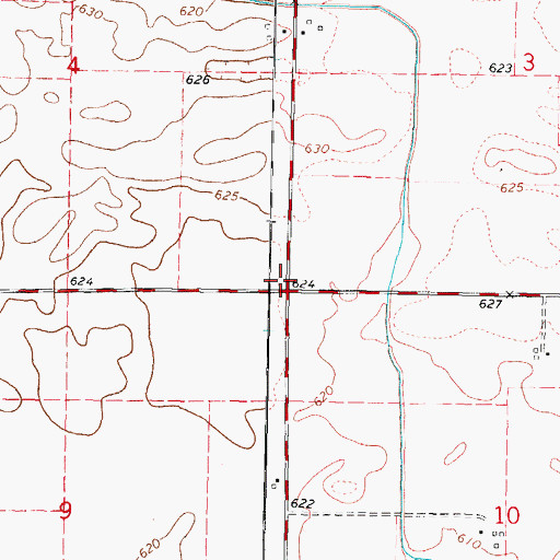 Topographic Map of Bell School (historical), IL