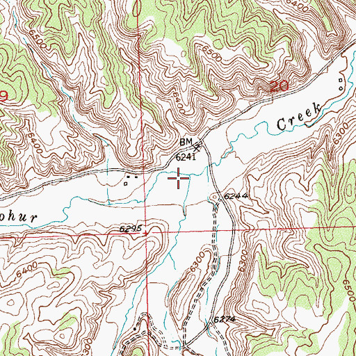 Topographic Map of Fawn Creek, CO