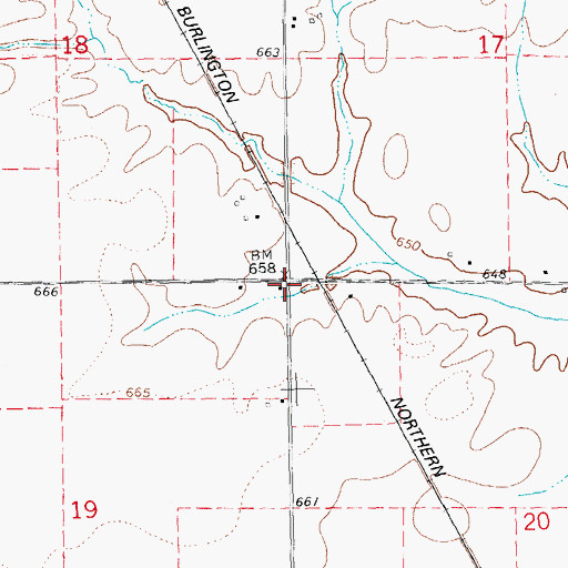 Topographic Map of Maple Grove School (historical), IL