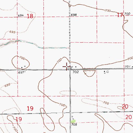 Topographic Map of Douglas School (historical), IL