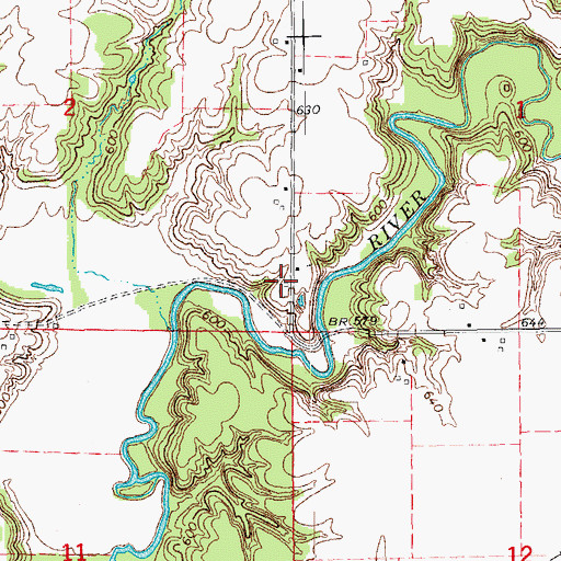 Topographic Map of Forest Hill School (historical), IL