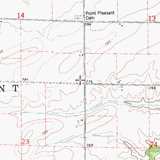 Topographic Map of Davis School (historical), IL