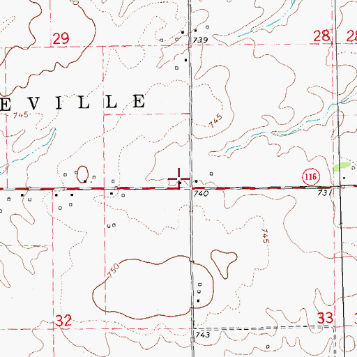 Topographic Map of Stem School (historical), IL