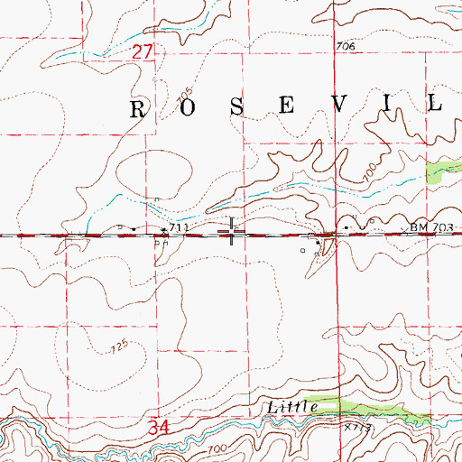 Topographic Map of Taylor School (historical), IL