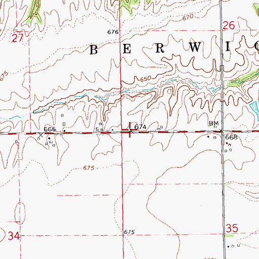 Topographic Map of Lincoln School (historical), IL