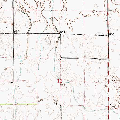 Topographic Map of Maple Grove School (historical), IL