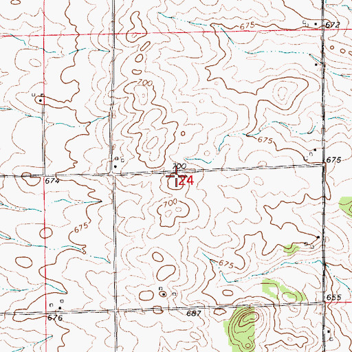 Topographic Map of Victory School (historical), IL
