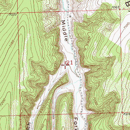 Topographic Map of West Twin Gulch, CO