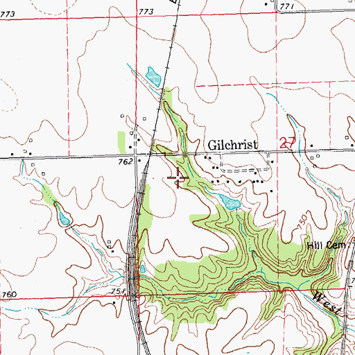 Topographic Map of Alden Mine Number 6, IL