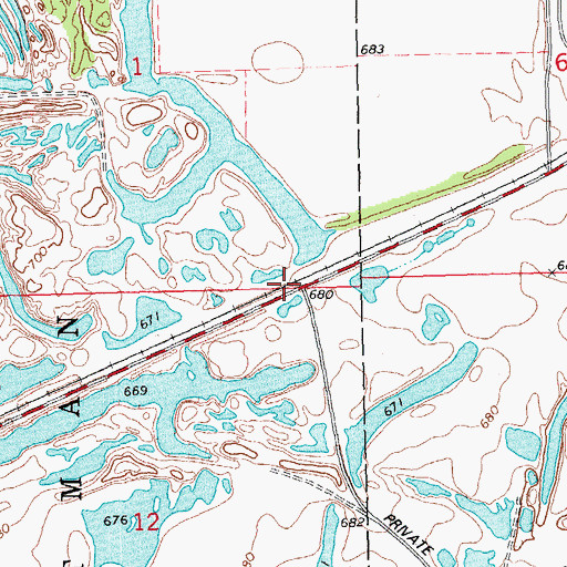 Topographic Map of Civer (historical), IL