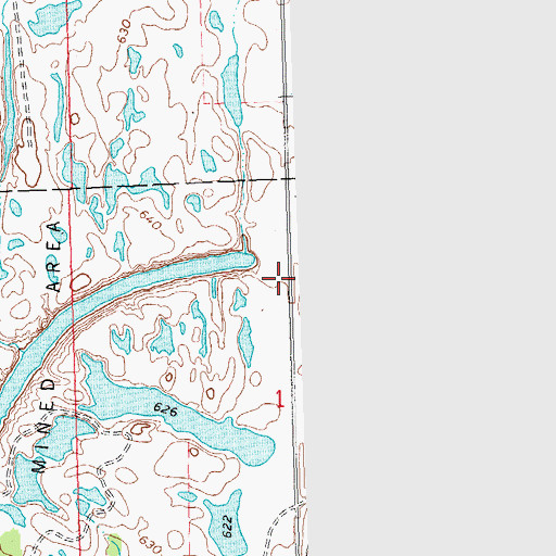 Topographic Map of Fulton County Farm (historical), IL