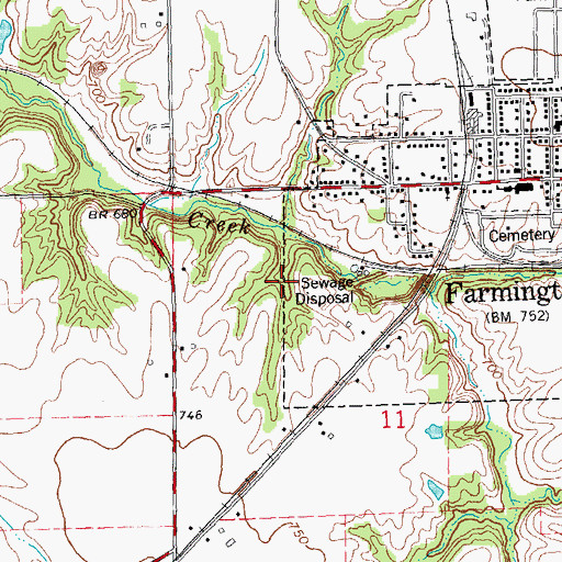 Topographic Map of Maplewood Mine Number 1, IL